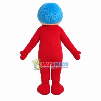 Red Doll With Trademark Mascot Costume Red Doll With Trademark Mascot Costume