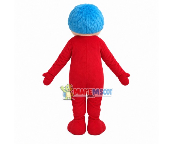 Red Doll With Trademark Mascot Costume Red Doll With Trademark Mascot Costume
