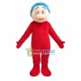 Red Doll With Trademark Mascot Costume