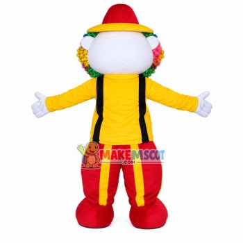 Entertaining Funny Clown Cartoon Mascot Costume Entertaining Funny Clown Cartoon Mascot Costume