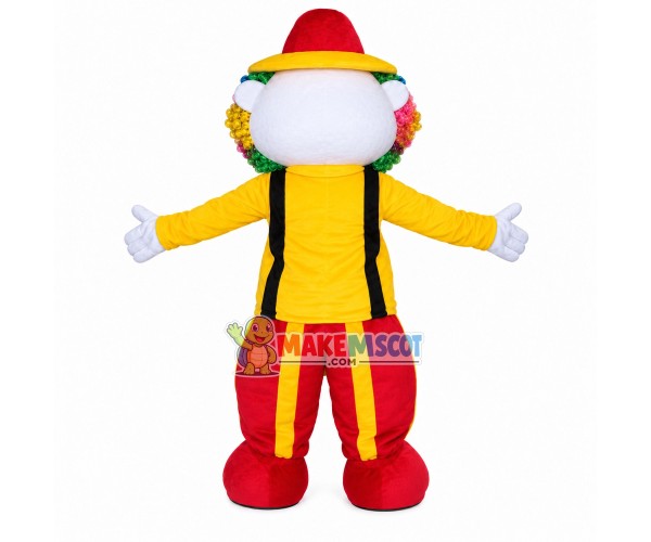 Entertaining Funny Clown Cartoon Mascot Costume Entertaining Funny Clown Cartoon Mascot Costume