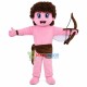 Angle Cupid Holding Bow and Arrow Mascot Costume Angle Cupid Holding Bow and Arrow Mascot Costume
