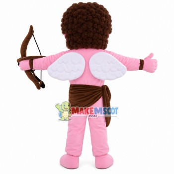 Angle Cupid Holding Bow and Arrow Mascot Costume Angle Cupid Holding Bow and Arrow Mascot Costume