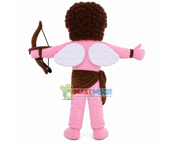 Angle Cupid Holding Bow and Arrow Mascot Costume Angle Cupid Holding Bow and Arrow Mascot Costume