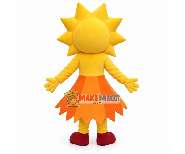 The Knowledgeable Lisa Simpson Mascot Costume The Knowledgeable Lisa Simpson Mascot Costume