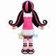 Cool Punk Vampire Girl Mascot Costume Cool Punk Vampire Girl Mascot Costume