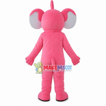 Pink Jerry Mouse Cartoon Mascot Costume Pink Jerry Mouse Cartoon Mascot Costume
