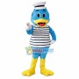 Captain Duck In the Striped Vest Mascot Costume