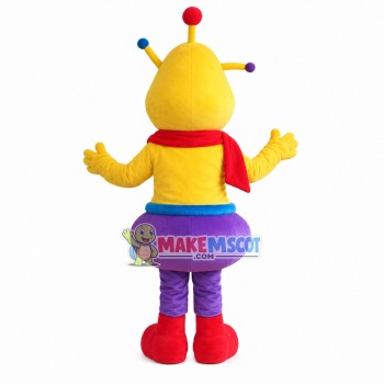 Colored Doll of Socialising Platform Mascot Costume Colored Doll of Socialising Platform Mascot Costume