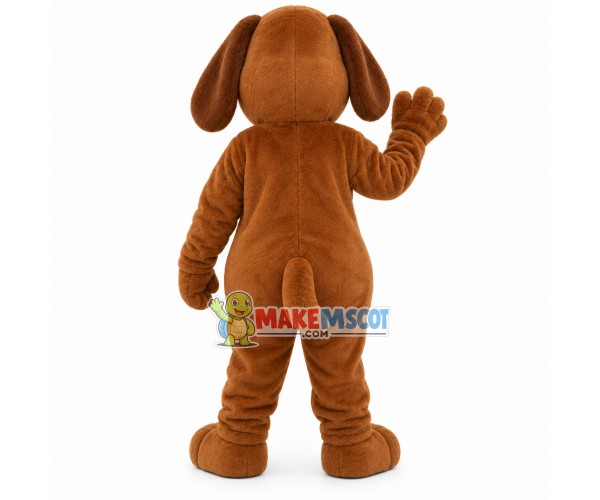 Big-nosed Dog Biting Food Mascot Costume Big-nosed Dog Biting Food Mascot Costume