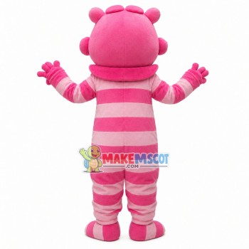 Cartoon Smiling Cheshire Cat Mascot Costume