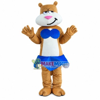 Compromised Squirrel In Bikini Suit Mascot Costume Compromised Squirrel In Bikini Suit Mascot Costume
