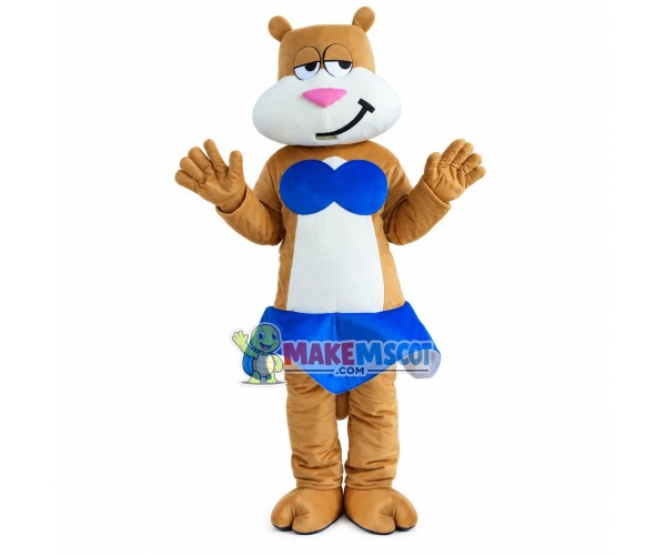 Compromised Squirrel In Bikini Suit Mascot Costume Compromised Squirrel In Bikini Suit Mascot Costume