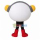 Cartoon White Swollen Bun Mascot Costume Cartoon White Swollen Bun Mascot Costume