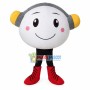 Cartoon White Swollen Bun Mascot Costume