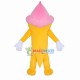 Strawberry Cone of Different Flavors Crispbread Mascot Costume Strawberry Cone of Different Flavors Crispbread Mascot Costume