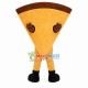 Piece of Fresh Vegetable Mushroom Pizza Mascot Costume