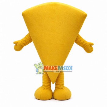 Piece of Cheesecake Cartoon Mascot Costume Piece of Cheesecake Cartoon Mascot Costume