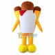 Printed Full Cup of Raw Chocolate Mascot Costume Printed Full Cup of Raw Chocolate Mascot Costume