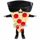 Cheese Pizza With Sunglasses Mascot Costume Cheese Pizza With Sunglasses Mascot Costume