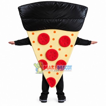 Cheese Pizza With Sunglasses Mascot Costume Cheese Pizza With Sunglasses Mascot Costume