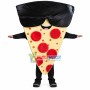 Cheese Pizza With Sunglasses Mascot Costume