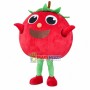Smooth Cartoon Red Tomato Mascot Costume