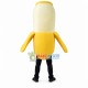 Adult Cartoon Banana With a Bite Mascot Costume Adult Cartoon Banana With a Bite Mascot Costume
