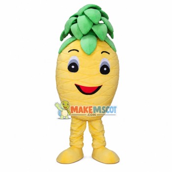 Peeled Delicious Pineapple Soft Mascot Costume Peeled Delicious Pineapple Soft Mascot Costume