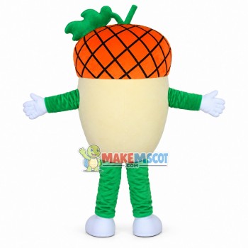 Soft Cartoon Pineapple Mascot Costume Soft Cartoon Pineapple Mascot Costume
