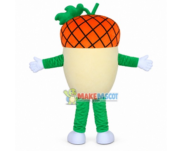 Soft Cartoon Pineapple Mascot Costume