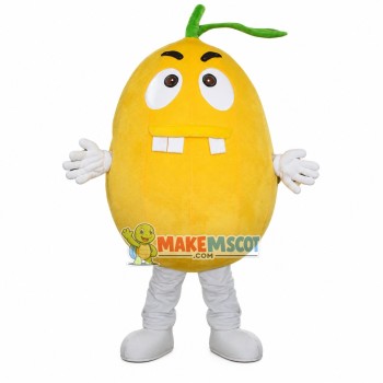 Cartoon Lemon With Buck Teeth Mascot Costume Cartoon Lemon With Buck Teeth Mascot Costume