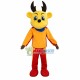 Yellow Reindeer of Battery Company Mascot Costume
