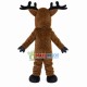 Glad The Plush Brown Moose Mascot Costume Glad The Plush Brown Moose Mascot Costume
