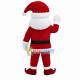Thick White Bearded Santa Claus Mascot Costume Thick White Bearded Santa Claus Mascot Costume