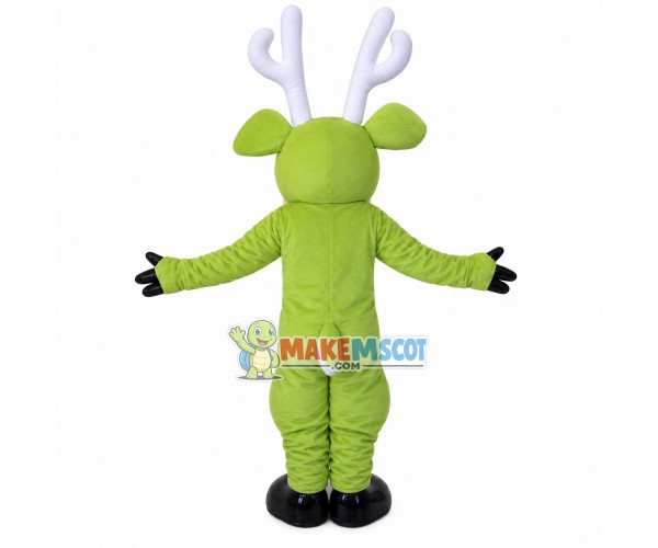 Frank Green Deer Adult Mascot Costume Frank Green Deer Adult Mascot Costume