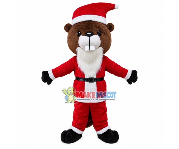 Brown Beaver Mascot Costume For Christmas Brown Beaver Mascot Costume For Christmas