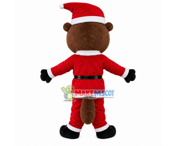 Brown Beaver Mascot Costume For Christmas Brown Beaver Mascot Costume For Christmas