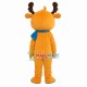 Adult Cartoon Orange Fawn Mascot Costume Adult Cartoon Orange Fawn Mascot Costume