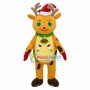 Happy Christmas Orange Elk Mascot Costume