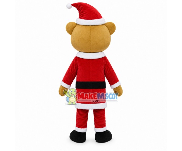 Pretty Green-eyed Cat of Christmas Mascot Costume Pretty Green-eyed Cat of Christmas Mascot Costume