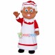 White-haired Christmas Granny Mascot Costume White-haired Christmas Granny Mascot Costume