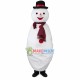 Christmas Snowman Wrapped Over Mascot Costume Christmas Snowman Wrapped Over Mascot Costume