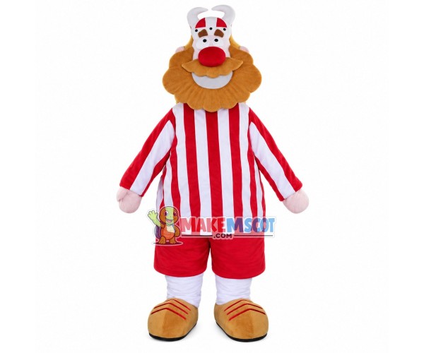 Funny Cartoon Brown Bearded Man Mascot Costume Funny Cartoon Brown Bearded Man Mascot Costume