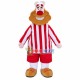 Funny Cartoon Brown Bearded Man Mascot Costume Funny Cartoon Brown Bearded Man Mascot Costume
