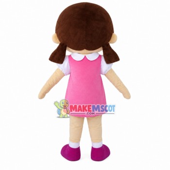 Kindergarten Children In Blouses Mascot Costume