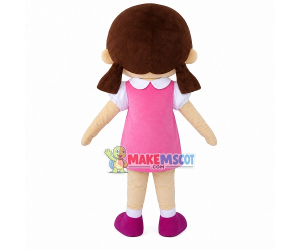 Kindergarten Children In Blouses Mascot Costume Kindergarten Children In Blouses Mascot Costume