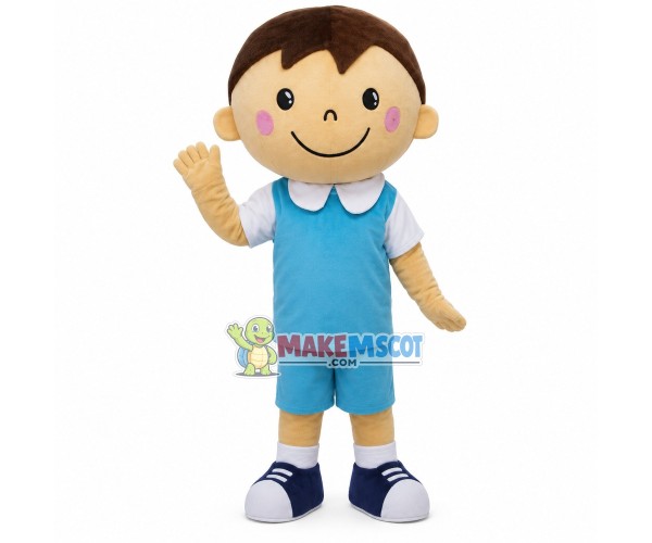 Kindergarten Children In Blouses Mascot Costume Kindergarten Children In Blouses Mascot Costume