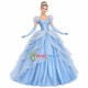 Cinderella Wearing Blue Princess Dress Mascot Costume Cinderella Wearing Blue Princess Dress Mascot Costume