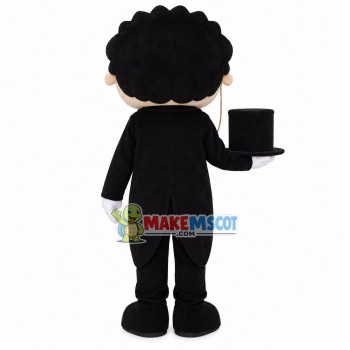 Professional Old Housekeeper Mascot Costume Professional Old Housekeeper Mascot Costume